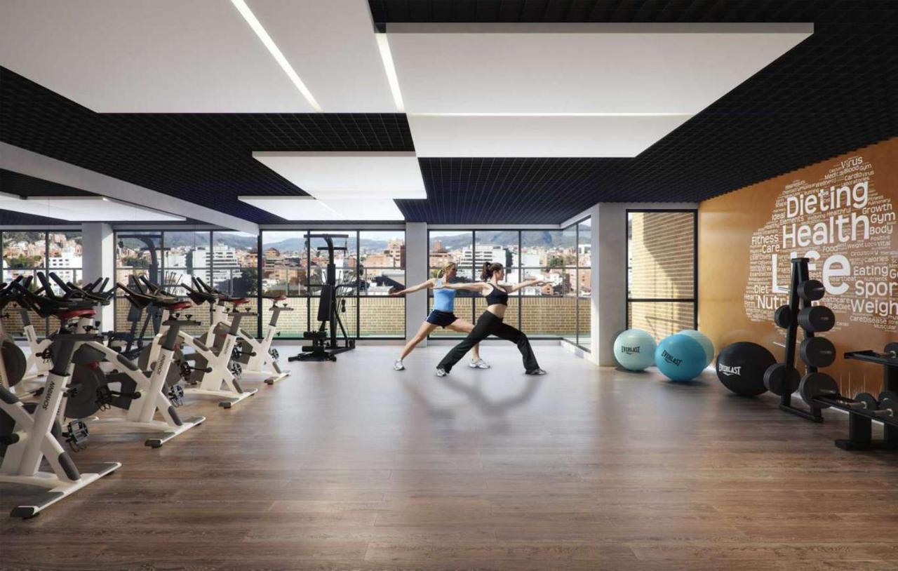 Appartamento Wh Nuevo Piso, Zona Financiera, Vista A La Ciudad Bogotá Esterno foto