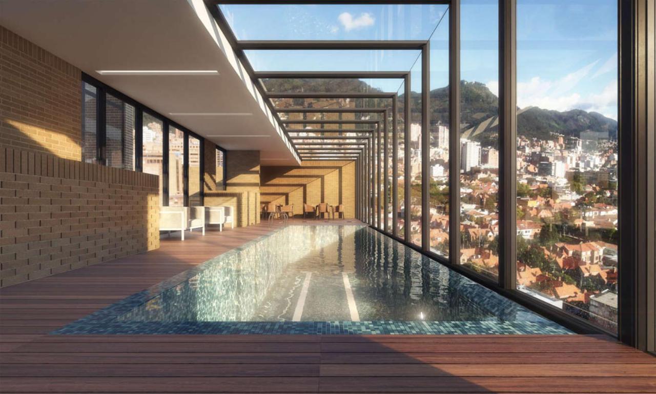 Appartamento Wh Nuevo Piso, Zona Financiera, Vista A La Ciudad Bogotá Esterno foto